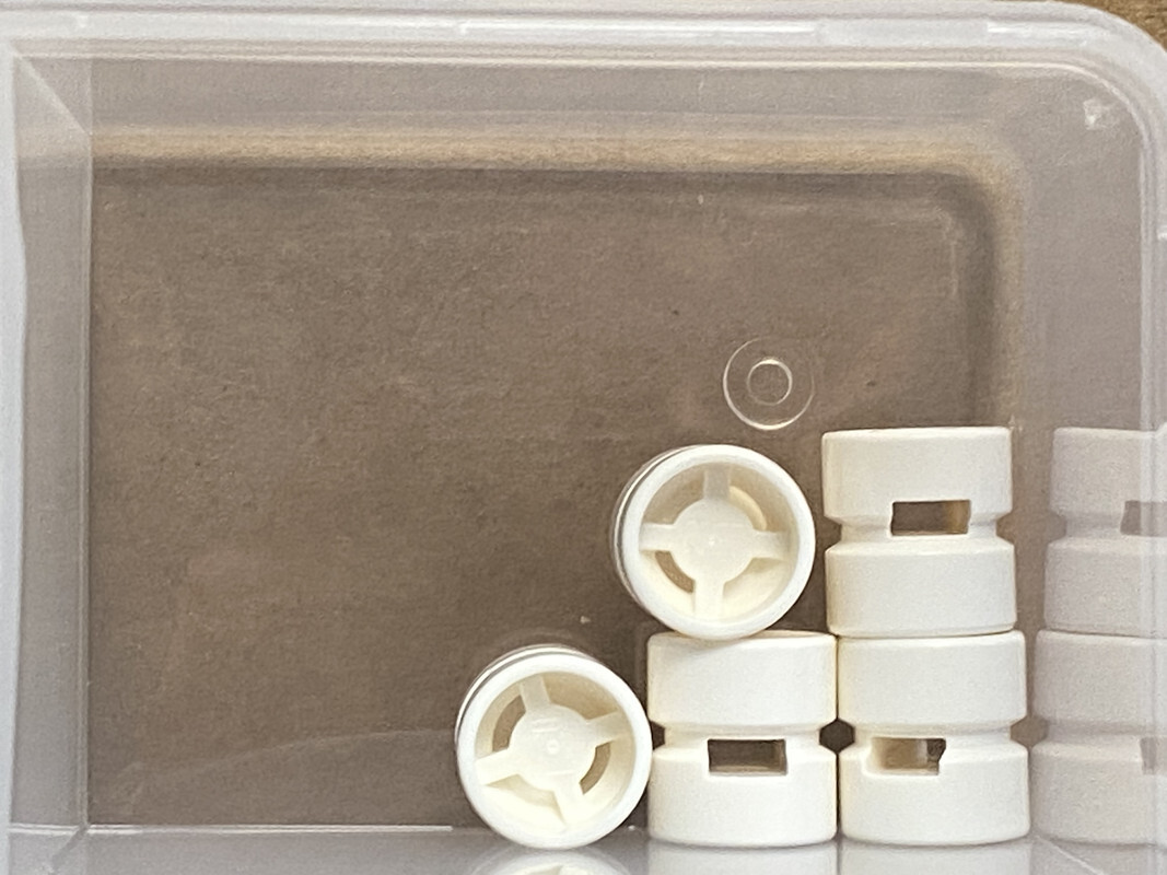 ボード LEGO Parts - White Wheel 11mm D. x 12mm - No 6014b - QTY 5 | eBay