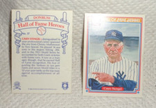 1983 DONRUSS--HALL OF FAME HEROES--CASEY STENGEL--#37--ONE CARD
