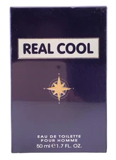 Real Cool EDT Eau de Toilette Cologne Natural Spray for Men 1.7oz FAST FREE SHIP