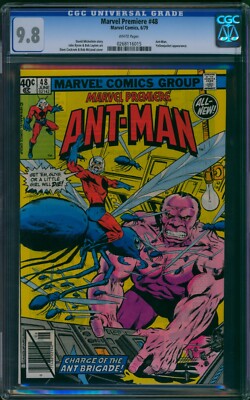 Marvel Premiere #48   CGC 9.8 WHITE Pages   2nd Scott Lang as Ant-Man! 1979