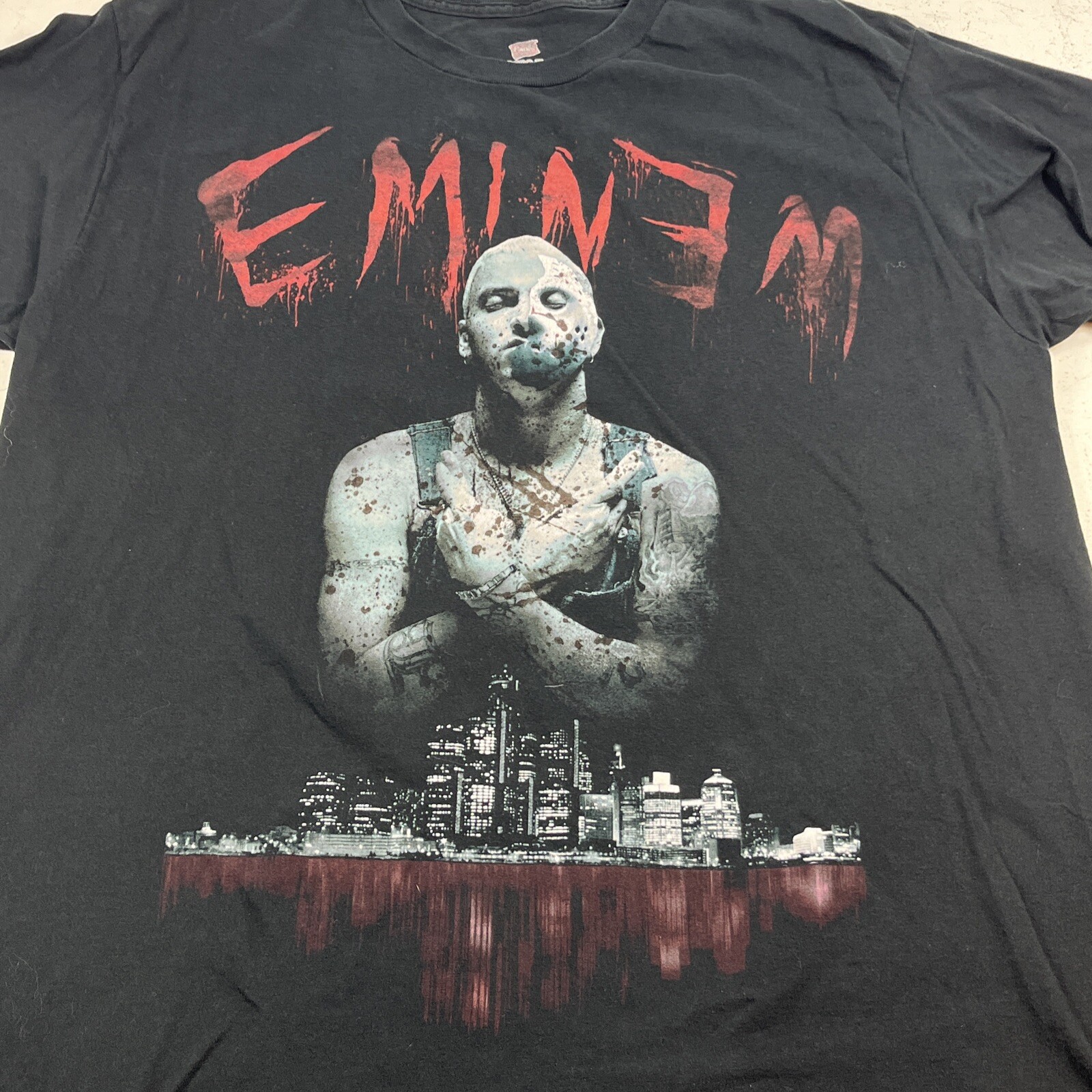 Eminem Men’s Extra Large Black Shirt The Death Of Slim Shady image 2