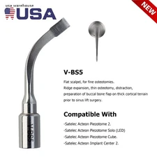 BS5 Dental Ultrasonic Bone Cut Tip Fit Acteon Satelec Piezotome 2 Solo LED Cube