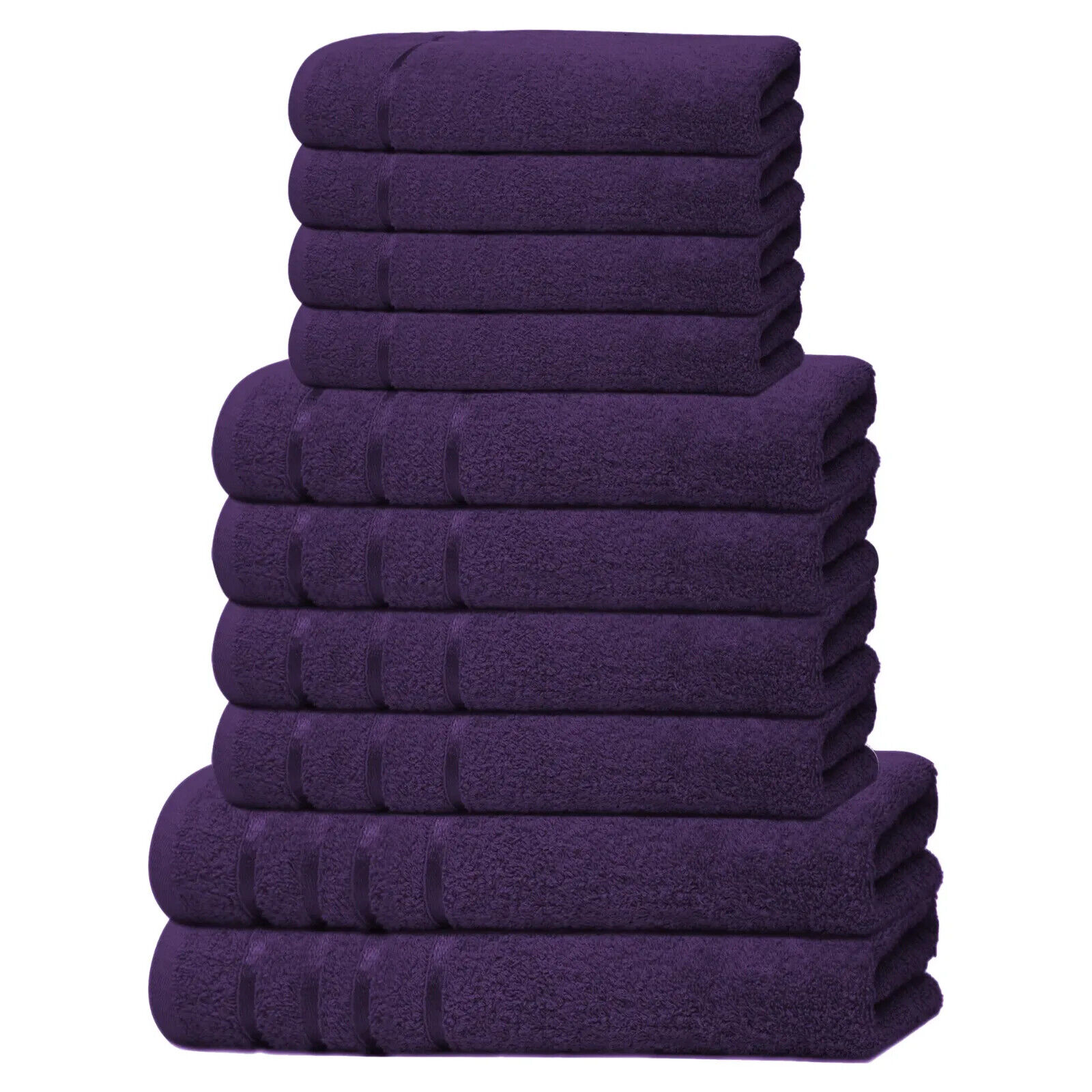 10 PCS TOWEL BALE SET 100 PURE COTTON SOFT FACE HAND BATH SHEET