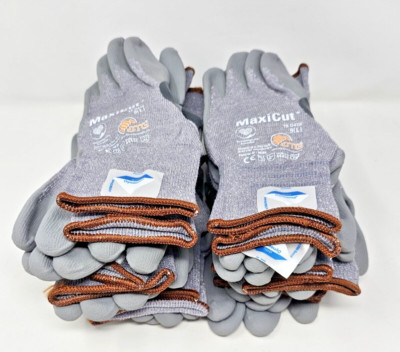 Lot of 12 Pairs PIP Global MaxiCut Cut Protection Gloves Medium Weight Size 9 L