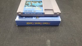 CIB MILON'S SECRET CASTLE NINTENDO NES VIDEO GAME COMPLETE BOX W/ PROTECTOR CASE
