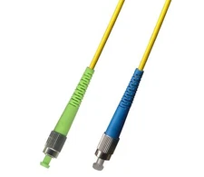 6M (19.68ft) OS2 FC/APC to FC/UPC Fiber Optic Cable Simplex Singlemode 9/125