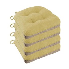 Non Slip Chair Cushions for Dining Chairs Set of 4 Kitchen Chair Cushions 18"...