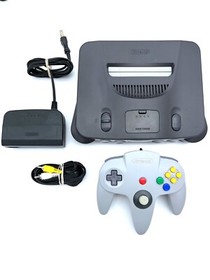 Nintendo 64 N64 Original System Console With 1 Original Controller & Cords!