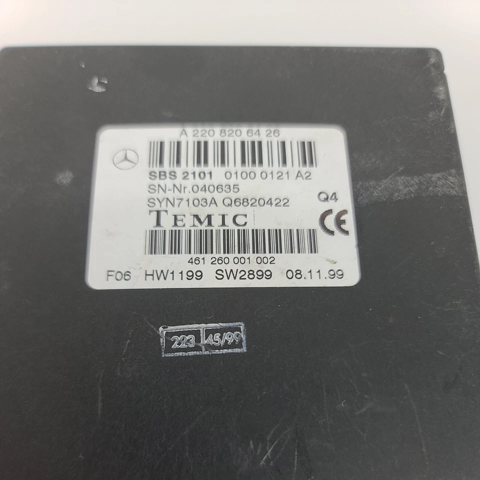 00 - 06 Se adapta a Mercedes Benz S430 S500 S600 módulo de control de idioma A2208206426 Foto 3 de 4