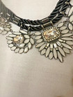 Vintage lot of 3 Stunning Jeweled Bib Collar Statement Necklaces — photo 2