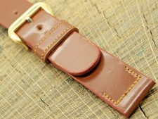 1940's/1950's Vintage NOS Unused Watch Band Shell Cordovan Gold Tone Buckle 16mm