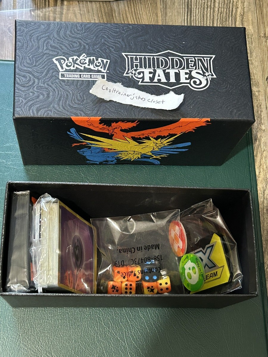 Pokémon Hidden Fates Elite Trainer Box No Packs/No Promos