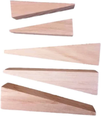 5 Wooden Wedges Used for Chair Caning or Basket Making 3 Big, 2 Small Peerless