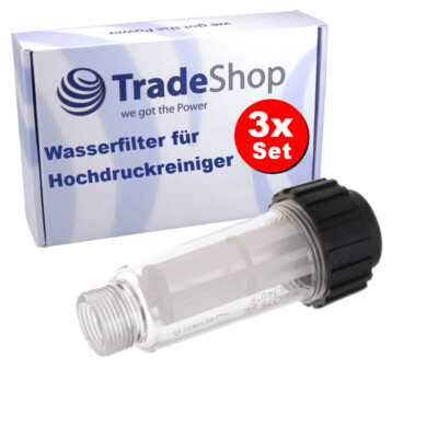 3x Wasserfilter Siebfilter Fein für Kärcher Kränzle K2 K3 K4 K5 K6 4.730-059.0