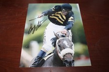 Gary Stevens Jockey Signed Horse Racing 8x10