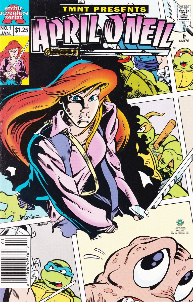 アメコミ Teenage Mutant NinjaTurtles April O'Neil Teenage Mutant Ninja Presents: April O'Neil #1 Newsstand Cover