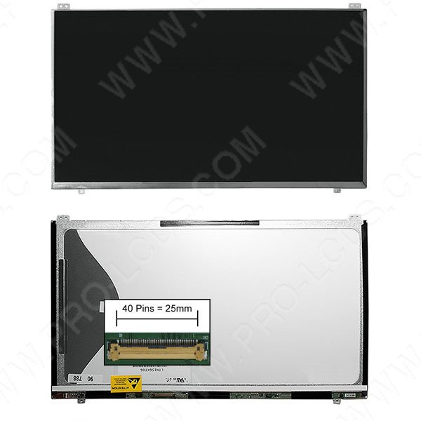 Dalle ecran LCD LED 15.6 pouces 1600x900 dalle type Samsung LTN156KT03-801