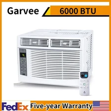 ➕6000 BTU Window Air Conditioner with WiFi AC Unit 115V Remote & App Control US