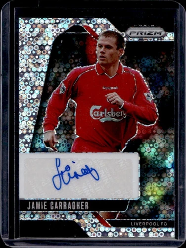 2024-25 Prizm Premier League Jamie Carragher Signatures Breakaway Auto #S-JC