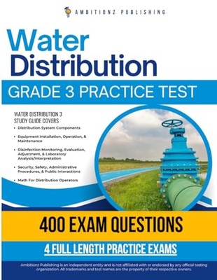 Water Distribution Grade 3 Practice Test by Ambitionz Publishing