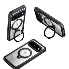 For Google Pixel 11 Pro XL 5G Case with MagSafe Full Body Shockproof Cover Black