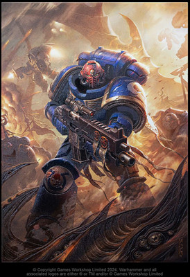 Limited Edition Displate | Intercessor Sergeant - Warhammer 40k | OVP