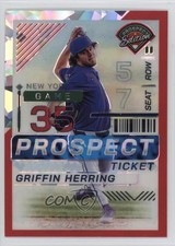 2024 Panini Prospect Edition Red Ice Prizm Griffin Herring #115 1l2