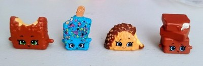 Shopkins Season 13 Ice Cream  4 Lot Figures Choco Taco Klondike Birthday Cakey 