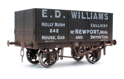 Dapol 7F-073-005W 7 Plankenwagen 9' Radstand ED Williams 242 - verwittert