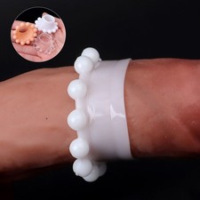 Anillo de condones extensor de cuentas reutilizables para hombres pene bola alargamiento cuentas de condón