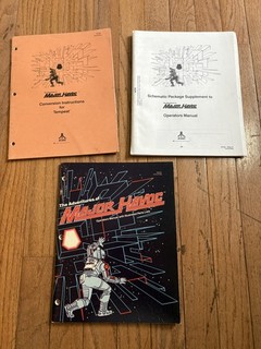 ORIGINAL-ATARI-MAJOR HAVOC-SCHEMATIC Supplement PACKAGE & Tempest Conversion