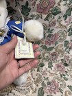 Bunnies by the Bay Limited Edition #50 1995 White Rabbit Plush Blue Floral — photo 4