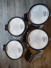 4 Roland Mesh Drum Trigger Pads - 3 PD-80 toms 1 PD-80R Snare