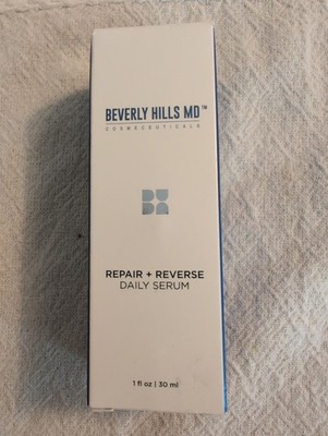 Beverly Hills Md Repair + Reverse Daily Serum Sealed NIB New In Box 1 fl oz