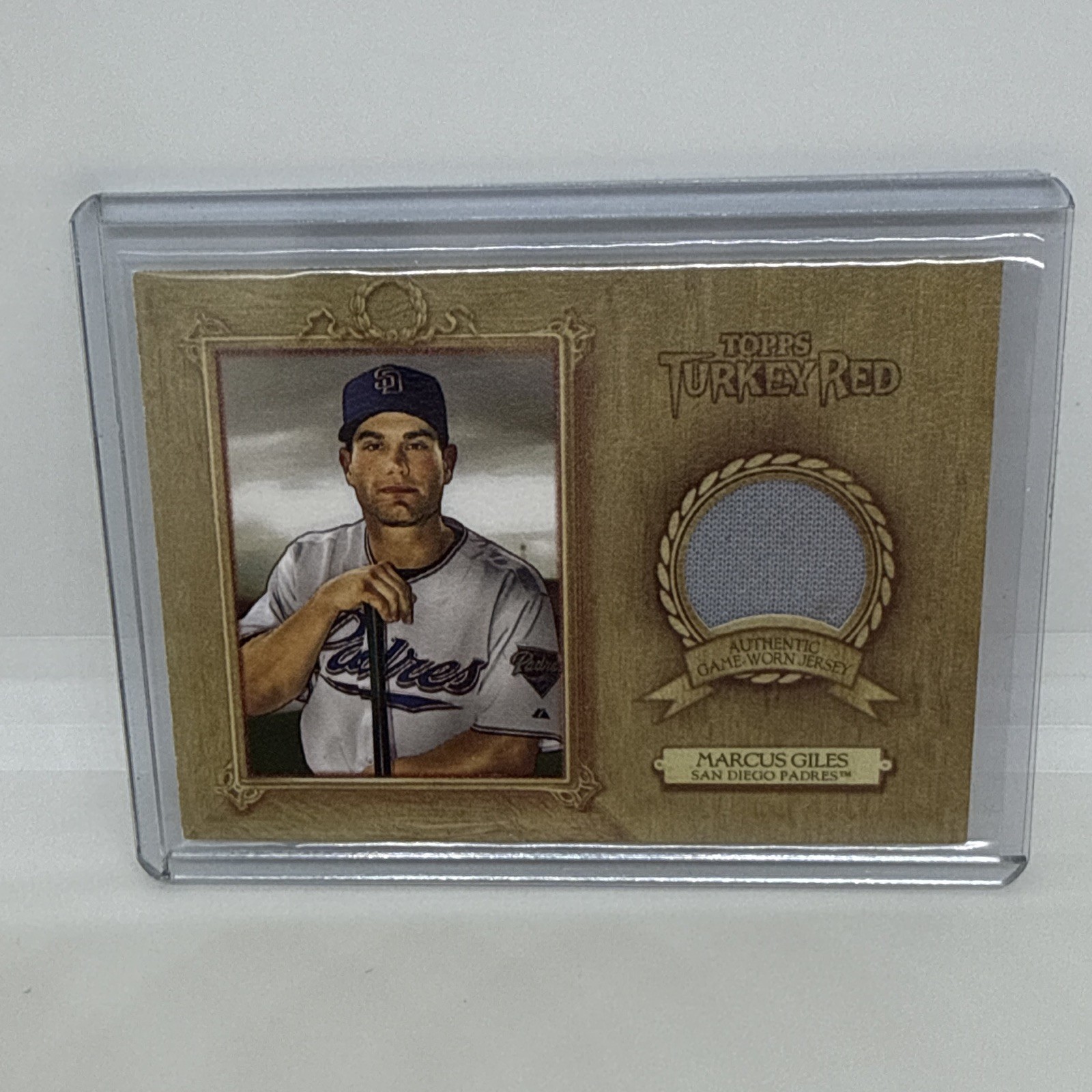 Topps 2007 Turkey Red Marcus Giles Padres Relics Memorabilia Insert TRR MG