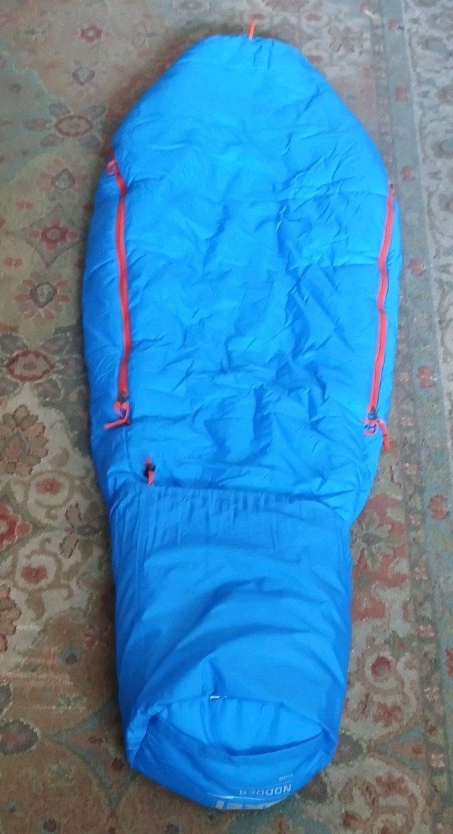 REI NODDER Kids Sleeping Bag Blue Great Condition Mummy Bag 25° F Winter  Camping - Main Image