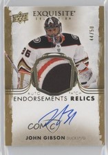 2021 The Cup Exquisite Collection Endorsement Relics 44/50 John Gibson Auto iv1