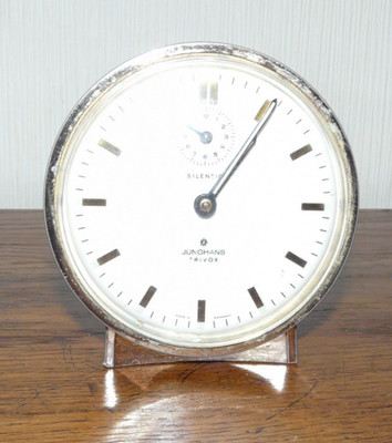Junghans Trivox Silentic Wecker Vintage Mechanisch Uhrensammlung W.Germany