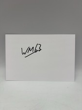 William Murdock Manchester United 2025-26 Signed 6x4 White Index Card