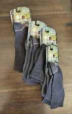 NWT  Mens Pack of 4 Woolrich Performance Superior Hiking Series Socks  Size: L