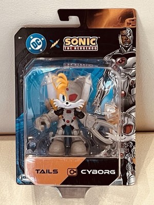 DC Comics Sonic the Hedgehog Action Figur Tails Cyborg Jakks Sega NEU OVP