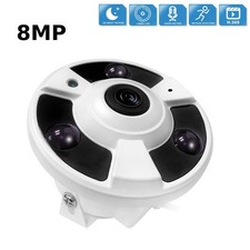 POE Fisheye Panoramic 4K Security Camera 360 Degree Motion Detection for NVR