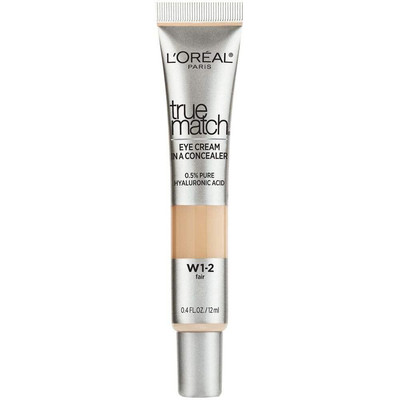 L Oréal Paris Cosmetics True Match Eye Cream in a Concealer, Fair W1-2, 0.4 oz