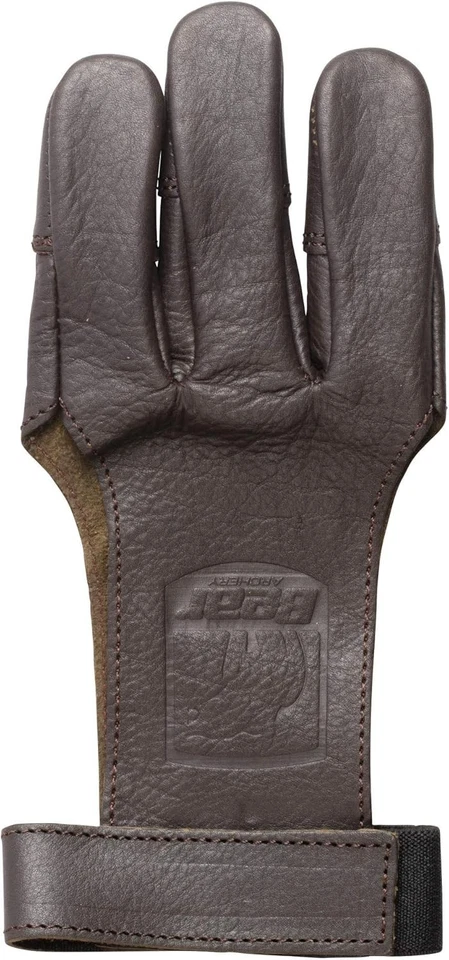 Archery Glove Leather Ambidextrous Shooting Glove for Adults Extra Large - Image 2 of 3