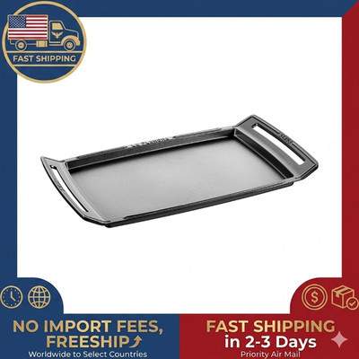 Staub Enameled Cast Iron Double Burner Griddle