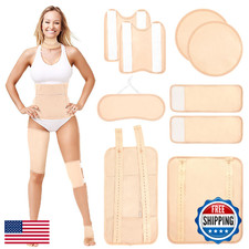 Castor Oil Pack Wrap, 9 Pcs Reusable Organic Castor Oil Pack Kit for Neck Chest