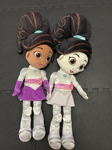Nickelodeon Nella The Princess Knight Plush Dolls with Purple and Gray Outfits