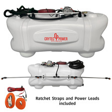 Crytec ATV Quad Sprayer 12V 100L 1.5m Boom Hand Lance Agricultural Weeds Crops