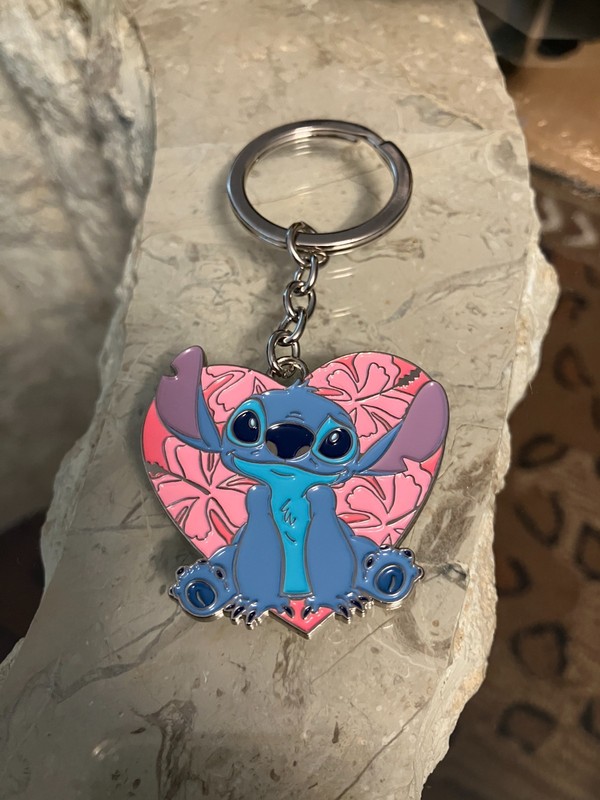 VERY RARE Stitch Heart Valentine's Day Keychain