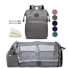 Diaper Bag Backpack with Changing Station, 25L Large Capacity
